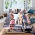 thumbnail image 1 of D Zootopia Duvet Cover with Pillowcases, Bedding Set with Zipper Closure, Soft Microfiber Quilt Cover Pieces for Kids Teens 135 * 200 Cm, 1 of 5