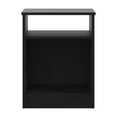 thumbnail image 4 of Mainstays Ardent Open Shelf Nightstand, Black, 4 of 17