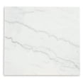thumbnail image 4 of Signature Design by Ashley Burkhaus Traditional End Table with Marble Tabletop, Dark Brown & White, 4 of 7