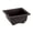S, variant on S Small Plastic Flowerpot For Succulents Home Gardening Balcony 4.7X4.7X2.4 Inch Square Shape Lightweight