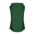 thumbnail image 3 of ameIAEA Womens Sleeveless Hooded Sweatshirts Summer Casual Drawstring Shirts Soft Workout Pullover Tops, 3 of 4