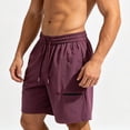 thumbnail image 4 of Aimik Mens Athletic Shorts Elastic Waist Mens Sport Shorts Summer Quick Dry Active Shorts for Running or Workout, 4 of 5