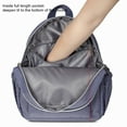 thumbnail image 5 of SAVERRY Women Backpack Small Hiking Daypack Female Nylon Rucksack Blue Gray, 5 of 7