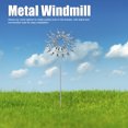 thumbnail image 3 of Molino de viento de Metal, atrapavientos accionado por viento, Patio exterior, decoración de jardín, juguete para niños, 3 of 8