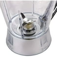 thumbnail image 6 of Ovente Electric Professional 50 Ounce Countertop Blender for Frozen Drinks Shakes & Smoothies, 400 Watt BPA-Free Juice Mixer Ice Crusher with Stainless Steel Blades & Removable Top Cap, Black BLH1602B, 6 of 7