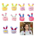 thumbnail image 2 of Plush Duckbill Hairpin Furry Pompoms Cartoon Barrettes for Children Teens Girls Fashionable Party Hair Accessories, 2 of 8
