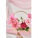 thumbnail image 5 of Flores Artificiales Serwalin en Seda Rosa Fucsia para Decoración del Hogar, 5 of 6