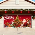 thumbnail image 5 of BotaniNest Snowman Garage Door Banner Merry Garage Door Hanging, 5 of 5
