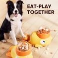 thumbnail image 5 of Duck Cat Treat Dispenser, Duck Dog Treat Dispenser for Indoor Pets, Ducks Dog Feeder with Button, Ducks Treat Dispensers, Interactive Treat Dispensing for Medium and Small Cats,Dogs (Yellow*1pcs), 5 of 7