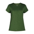 thumbnail image 5 of Time and Tru Women’s Slub Jersey Crewneck Tee with Short Sleeves, Sizes XS-XXXL, 5 of 5
