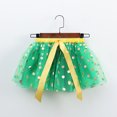 thumbnail image 3 of Girls' Carnival Confetti Dot Tulle Tutu Skirt – Holiday Party Dance Ballet Skirt for Kids (2-8Y), 3 of 4
