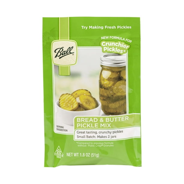 Ball 1 8 Ounce Bread Butter Pickle Mix Walmart Com Walmart Com