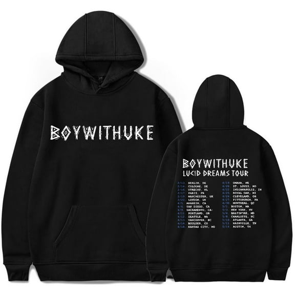 FENGZAN Boywithuke 2024 Lucid Dreams Tour Hoodie Women Men Long Sleeve Sweatshirts