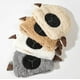 thumbnail image 3 of 2 Piezas de Gorros de Cordero de Cachemira de Cordero de imitación para niños Lindo Gorro de Lavabo cálido de Invierno Gorro de Oreja versátil (Negro), 3 of 5