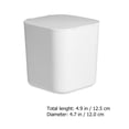 thumbnail image 2 of HEALEEP 2Pcs Waste Container Grey Plastic Compact Shape for General Users, 2 of 7