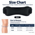 thumbnail image 5 of Patella Tendon Knee Straps,Knee Brace for Women & Men with Extra Straps,Patella Bands for Pain Relief,Osgood Schlatter,Jumper’s Knee,Tendonitis, Running, Basketball,Black,L, 5 of 5