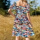 thumbnail image 5 of Vestido de manga corta de baile, vestidos elegantes para mujer, rebajas, vestidos de cóctel, vestidos de verano para mujer, 5 of 7
