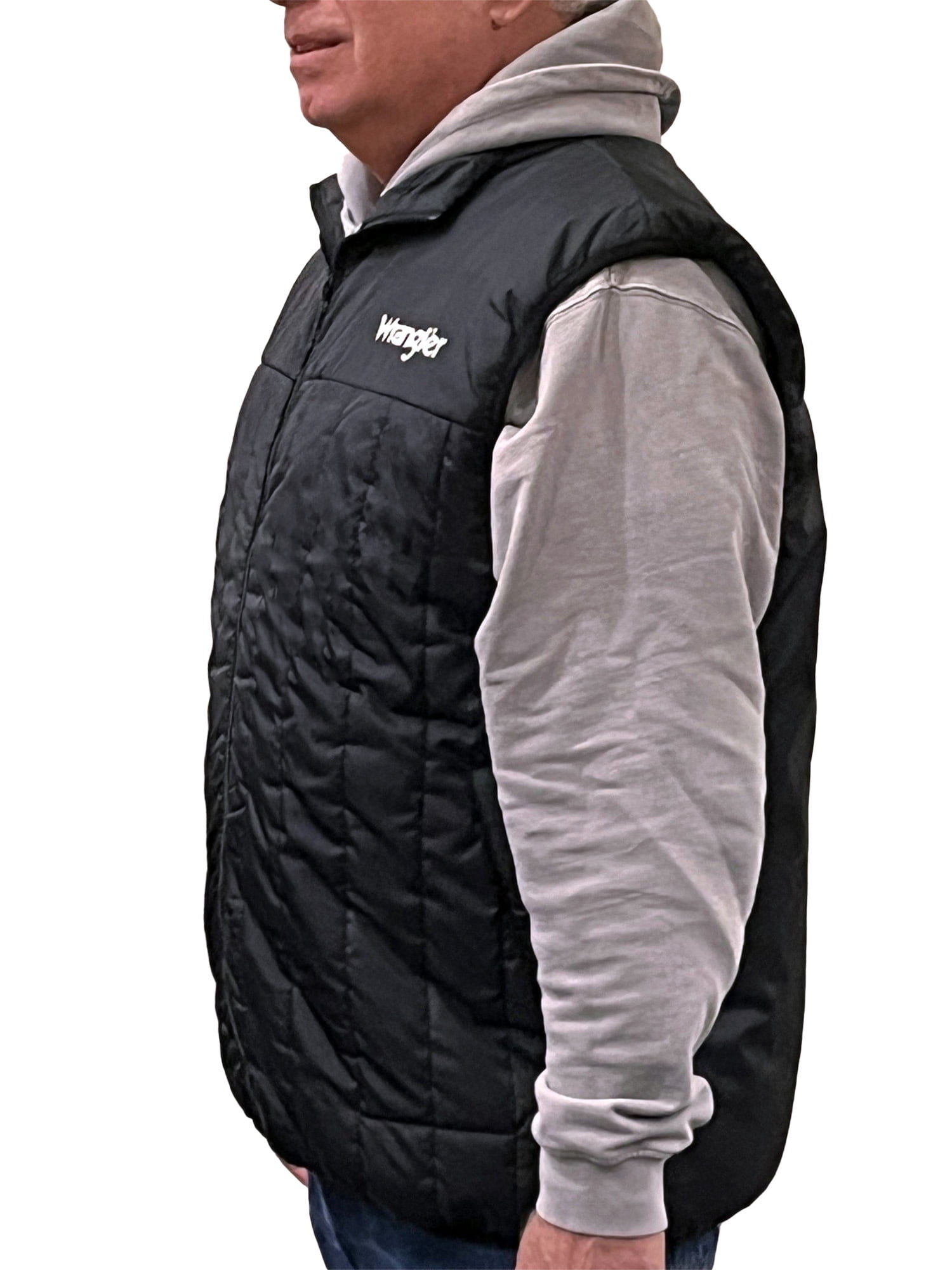 Wrangler Men's Big and Tall Puffer Vest, Big Size up to 6XL and Tall Size up to 5XT