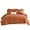 Rust, variant on Gracie Mills Mikel Chenille Dot Cotton Jacquard Comforter Set with Euro Shams and Throw Pillows - GRACE-9444