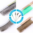 thumbnail image 2 of OUNONA 4pcs Groove Brushes Assorted Color Long Handle for Household Users, 2 of 8