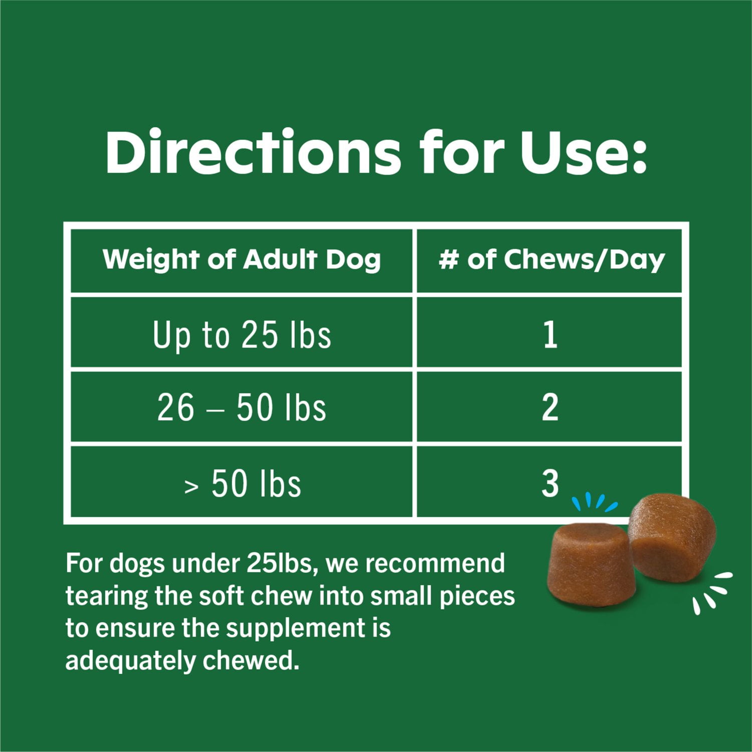 Greenies Hip and Joint Supplement Soft Chews for Dogs, Chicken Flavor, 30 Count Pouch