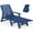 Navy Blue, variant on Nalone Chaise Lounge Outdoor 5-Position Adjustable Backrest, HDPE Lounge Chair for Outside for Patio Poolside Deck Beach Backyard Navy Blue