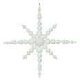 thumbnail image 2 of 43" White & Silver Commercial Shatterproof Radical Snowflake Christmas Ornament, 2 of 2