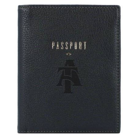 Fossil Black North Carolina A&T Aggies Travel RFID Passport Case