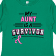 thumbnail image 4 of Inktastic My Aunt is a Survivor Breast Cancer Awareness Boys or Girls Long Sleeve Toddler T-Shirt, 4 of 5
