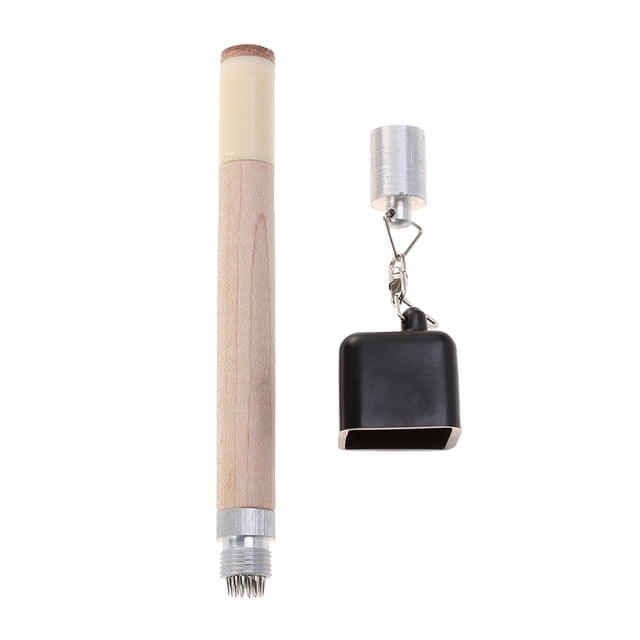 SHOWERORO 1Pcs Chalk Holder for Pool Billiard Snooker Accessories with Mini Cue Function