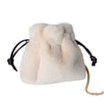 thumbnail image 4 of Bolso bandolera Hugo mujer mensajero hombro felpa blanco 22x22x12cm, 4 of 8