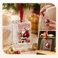 thumbnail image 5 of Christmas Cash Gift Ornament, Acrylic Money Holder Hanging Decor, Unique Christmas Decoration for Christmas Tree, Fireplace(1Pcs,Santa Cane Scene), 5 of 7