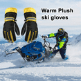 thumbnail image 5 of Guantes de invierno cálidos para clima frío guantes de esquí para nieve Snowboard, 5 of 5