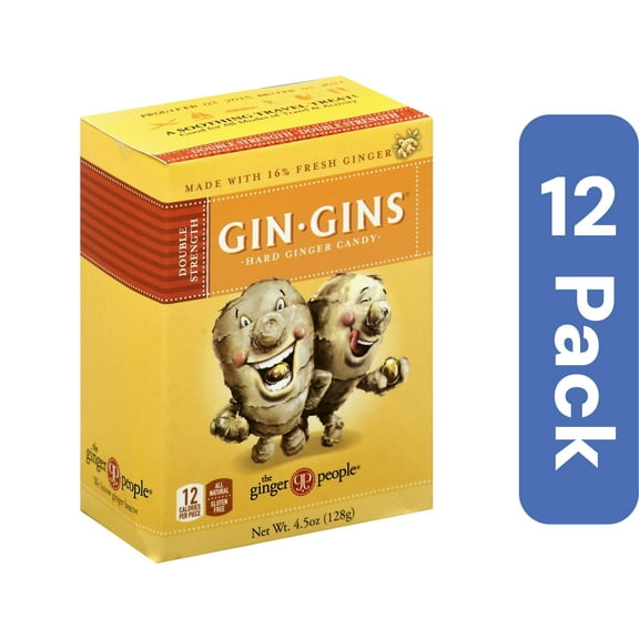 The Ginger People Ginger Hard Candy Box 4.5 oz (Pack of 12)