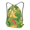 thumbnail image 3 of XMXT Unisex Drawstring Backpack for Women Men, Banana Cherry Pattern Waterproof Gym Bag String Bags for Shopping Sport Travel, m, 3 of 8