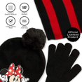 thumbnail image 5 of Disney Toddler Winter Hat, Kids Gloves or Toddlers Mittens and Matching Scarf, Minnie Mouse Baby Beanie for Girls Ages 2-7, 5 of 6