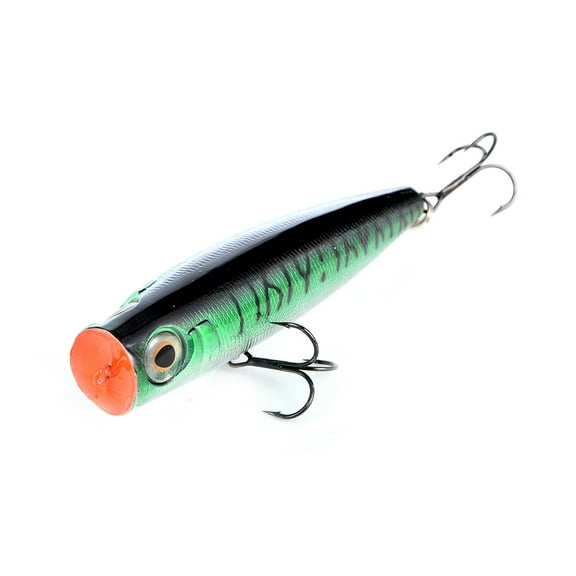Big Poppa Poppers By Cabo 1019A Fishing Hard Jerkbait Lure (Sea Green) 4.72-Inch