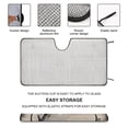 thumbnail image 5 of Robin Bird Front Windshield Sun Shade - Accordion Folding Auto Sunshade for Car Truck SUV - Blocks UV Rays Sun Visor Protector 51"x28", 5 of 7