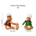 thumbnail image 3 of BQBQERT Adjustable Knitted Gingerbreads Man Curtain Clip for Living Room Bedroom Decors, 3 of 17