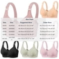 thumbnail image 2 of Wensltd Bras for Women Full Coverage Bras Adjustable Straps Comfortable Breathable Everyday Wear Office Work 36A to 46B, 2 of 2