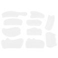 thumbnail image 3 of 10PCS Silicone Réutilisable, Peigne Transparent, Ornements pour Miroirs à Main, 3 of 8
