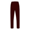 thumbnail image 1 of Men's Solid Color Straight Suit Pants - Polyester Business Casual Trousers, Durable, Daily Occasions, Size Chart Reference (S-XXXL), 1 of 7