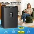 thumbnail image 4 of WAA 4.4 Cu.Ft Mini Fridge with Water Dispenser Adjustable Temp,Low Noise for Small Spaces (Black), 4 of 8