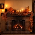 thumbnail image 4 of Halloween Decoration Indoor Outdoor Clearance Under $5.00! Thanksgiving Fall Decorations for Home, Simulated Maple Leaf Pruning Halloween Decoration, 4 of 6