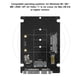 thumbnail image 2 of Adaptador NGFF a SATA, 2 en 1 Mini M.2 NGFF y mSATA SSD a la Tarjeta convertidora del Adaptador de Disco Duro SATA 3.0, para Windows 98/SE/ME/2000/XP/Vista/7/8/Linux, etc. Spptty No, 2 of 7