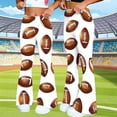 thumbnail image 6 of VBVC Women's Baseball Flared Yoga Pants,Ladies High Waisted Stretchy Sweatpants,Game Day Leggings For Women,White,S-2XL, 6 of 9