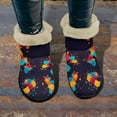 thumbnail image 4 of Psesaysky Tie Dye Snow Boots for Women Warm Lined Non Slip Winter Boots Fashionable and Wear-Resistant Boots, 4 of 7