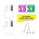 thumbnail image 4 of Protector de pantalla de 2 películas antirrayas para Tamagotchi Uni (TPU blanco suave piezas, 4 of 4