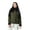Black+Green, variant on Women's Athletic Jackets Waterproof Ski Jakcet Fleece Warm Hooded Windproof Winter Snow Outerwear Coats Gray+Khaki