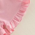thumbnail image 5 of MEZZALL Summer Baby Girls Sleeveless O-Neck Tops And Frill Edge Shorts Lightweight Toddler Outfit For Warm Weather Cute Bow Adornments And Solid Color Ensemble Comfort Clothes Sets, 5 of 7